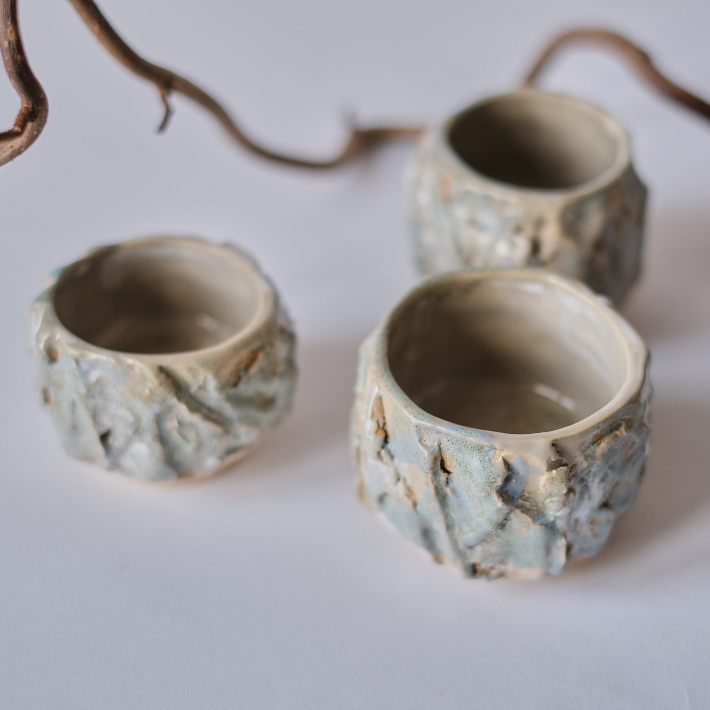 Handcrafted Kurinuki Tea Bowl – Earthy Texture